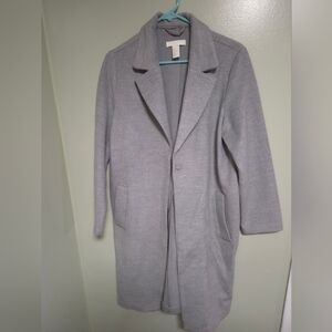 H&M Elegant Gray Overcoat